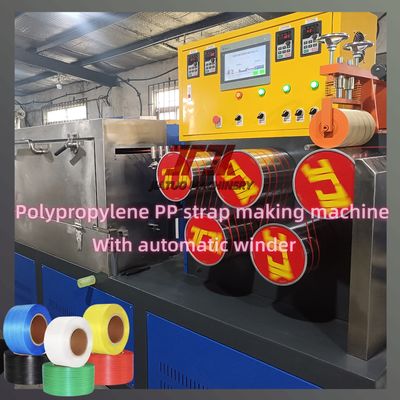 5-19mm PP band productielijn met unieke schroef 4-netten automatische zeefwisselaar