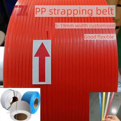 5 mm machine-grade band verpakking PP band met goede rechtheid en aangepaste kleuren