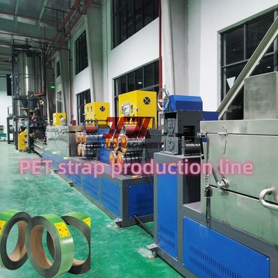 100-600kg/h PET strap making machine 9-32mm PET plastic-steel tape production line chemical fiber filter