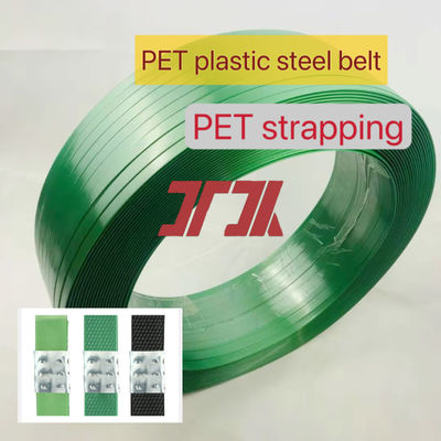 Fabrieksvoorziening Plastic Polyester Strap Groen Gedrukt Handmatig PET Strapping Belt