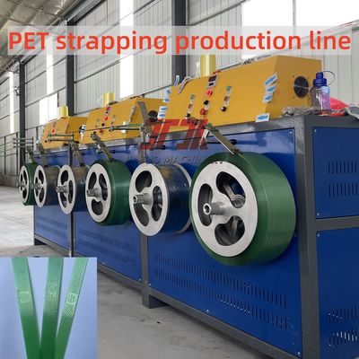Hoge Snelheid >150m/min PET-bandproductielijn met 9-32mm breedte en Automatisch Wikkelen