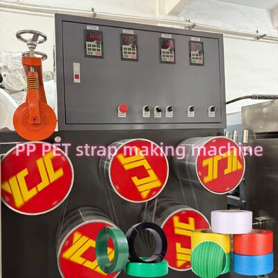 250-300m/min Loopsnelheid PET PP Verpakkingsband Extrusie Lijn Met 5-19 mm Breedte