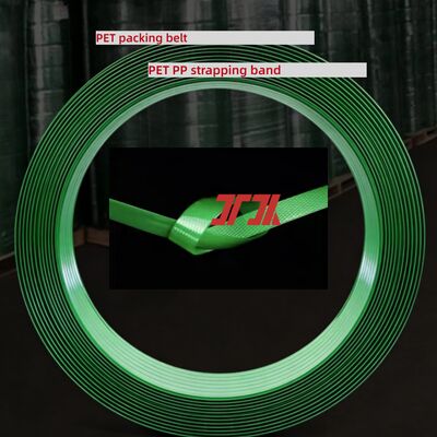 Hoogwaardige PET-band 9-25mm Groene PET-band Automatische PP-PET-verpakkingsband