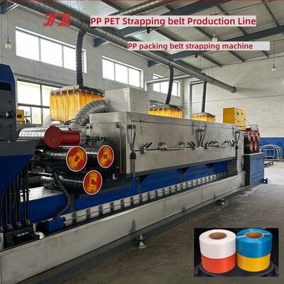 5-15mm PP Strap Making Machine Lijn snelheid 100–300 m/min PP strapping productie-apparatuur