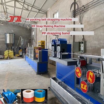 Productieapparatuur voor het aanspannen van PP-spanningsmachines met één schroef van PP-polypropyleen Automatische spanningsmachines