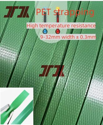 9-32mm Duurzame PET Polyester Groene Verpakkingsband PET Plastic Verpakkingsband