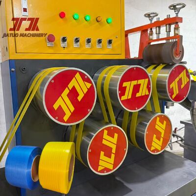 38CrMoALA Single Double Screw PP Strapping Band Making Machine met automatische winder