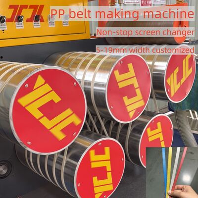 230-260 kg/u PP-bandvervaardigingsmachine met non-stop zeefwisselaar, hoge efficiëntie