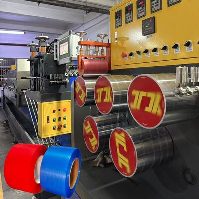 380V 50HZ PP banden maken machine Twin Schroef 100kg/H voor 100% gerecycled materiaal