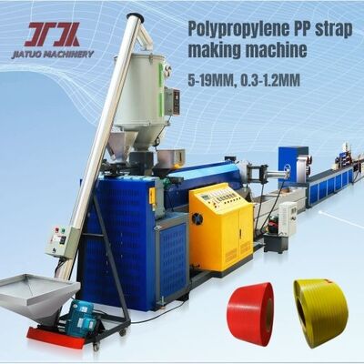45-50KW Polypropyleen PP Band Productiemachine Kan 100% PP Gerecycled Materiaal Gebruiken