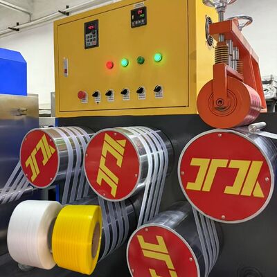 5-19 mm PP-bandmaakmachine met PLC-besturing en non-stop zeefwisselaar