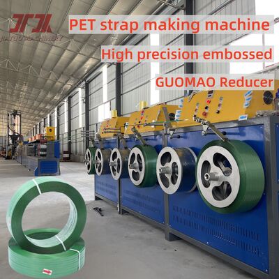 High-Strength PET Strapping Machine 16mm PET Strapping Productielijn met PLC-besturing