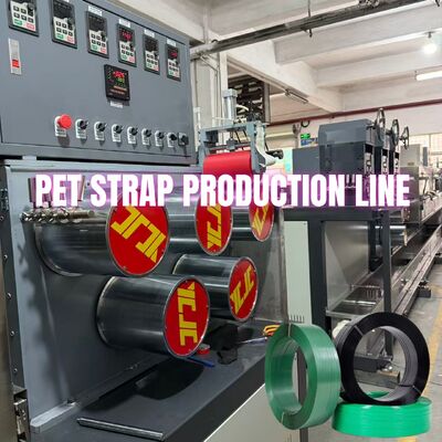 5-19 mm Automatische Polypropyleen Bandproductiemachine met PLC-besturing en 220-250 kg/u Capaciteit