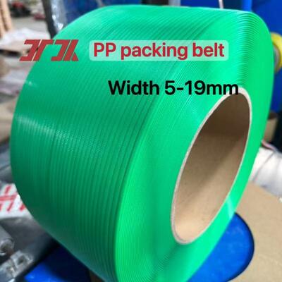 Automatische PP omsnoeringsband 5-19 mm Polypropyleen PP verpakkingsbanden voor kartonbundeling