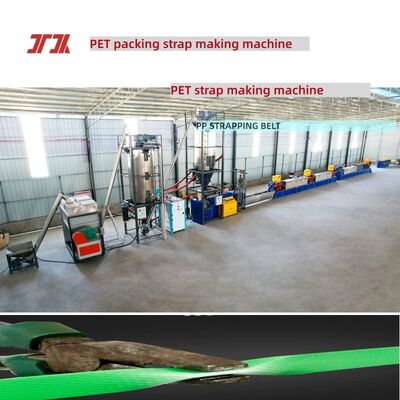 PET-bandmachine Hoog snelheidsproductieapparatuur voor PET-banden met een PLC-besturingssysteem