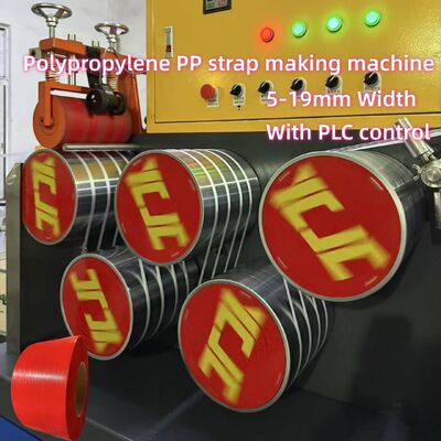 Energiebesparende PP-machine voor het extruderen van plastic verpakkingsbanden > 280 m/min