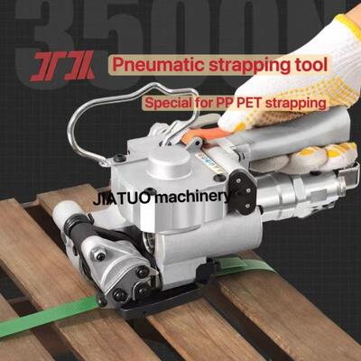 Hoge snelheid pneumatische bandmachine automatische PP PET bandmachine voor warm smelt binding