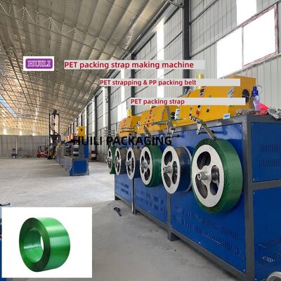 9-25mm PET-bandmachine Hoogwaardige PET-bandmachine met 100% PET-flesvlokken