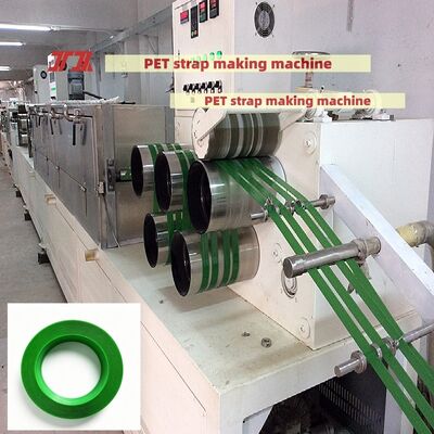 Hogesnelheidsproductieapparatuur voor PET-omsnoeringsbanden Pet Strap Making Machine met automatische wikkelmachine