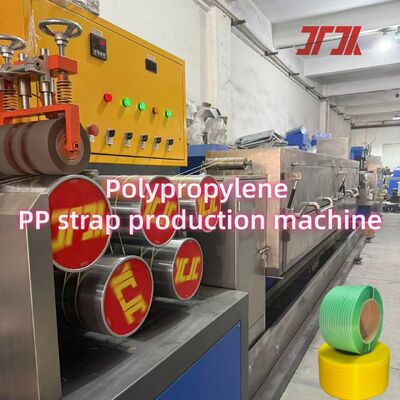 Zeer efficiënte 5 mm PP-verpakkingsband productieapparatuur PP-omsnoeringsbandmachine met automatische besturing