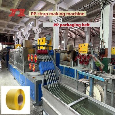 High-speed PP plastic bandmachine 12 mm PP bandmachine met een snelheid van 300-350m/min
