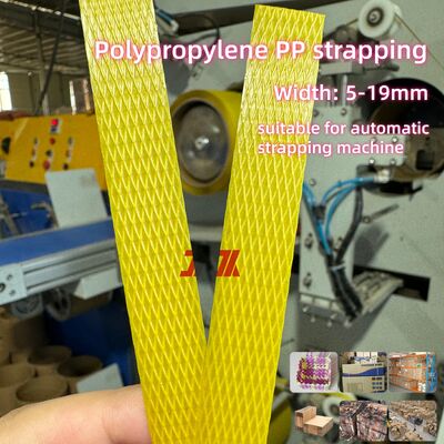 100% polypropyleen PP-verpakkingsbanden 12 mm PP-verpakkingsbanden voor automatische riemmachines