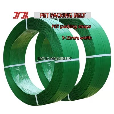 High-speed PET strapping 16 mm groene PET verpakkingsband voor pneumatische strapping machines