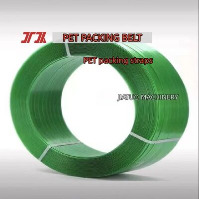 Hoge snelheid PET-banden 19 mm groene PET-verpakkingsband voor pneumatische bandmachines