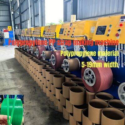 200-300m/min Loopsnelheid PP-band extrusielijn voor 100-600kg/u Hoge capaciteit