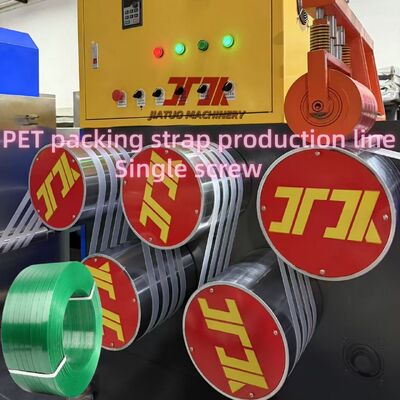 9-32mm PET-band extrusiemachine met gerecyclede PET-flesvlokken en volledig automatische PLC-besturing