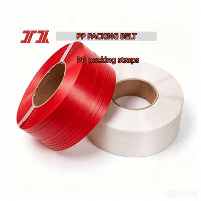 Transparante PP-verpakkingsbanden 15 mm PP-spoelbanden voor automatische spanningsmachines