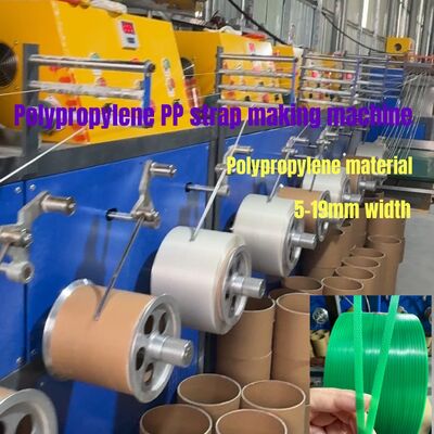 Instelbare Snelheid PP Strapping Band Extrusielijn PP bandenmachine voor Semi-automatische Wikkelmachine