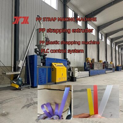 PP-riem die machine maakt Automatische kronkelende PP-band extrusielijn met online afdrukken
