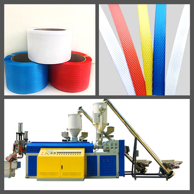 Productielijn voor het aanbieden van PP-banden PP-bandmachine PP-bandenapparatuur met PLC-besturingssysteem