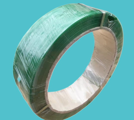 Groene In reliëf gemaakte Pallet die de Riemriem van het Riem Plastic HUISDIER voor Verpakking vastbinden