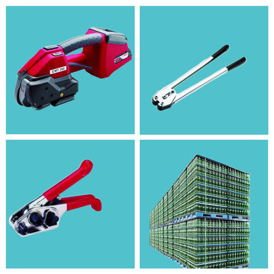 Draagbare Poly Band Verpakking Bundel Baksteen Batterij Automatische Bandmachine