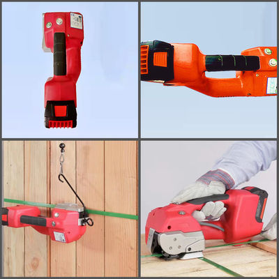 Draagbare 2100N Band Handbediende Batterij omsnoeringsmachine 13mm 16mm PET PP Band Verpakking