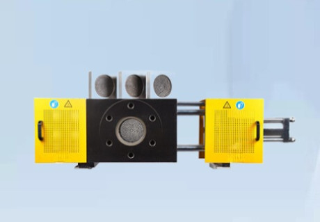 Hydraulisch van de het Schermwisselaar 230kg van de Polymeer Plastic Uitdrijving de Stroomontwerp van Bi
