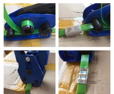Draadloze 13-19mm PET-plastiek handbediende bandmachine semi-automatisch met -batterij