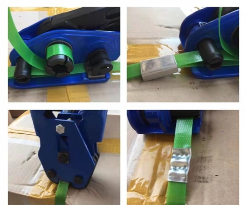 Draadloze 16mm PE Plastic Handbediende het Vastbinden Machine Semi Automatisch