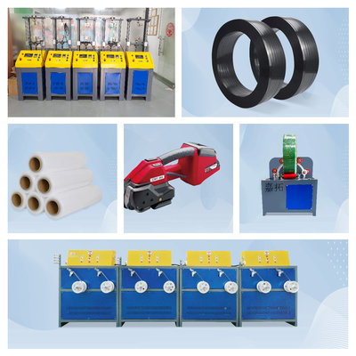 De Riem/de Band die van de HUISDIERENverpakking Machines om met 100% Gerecycleerde Automatische de Verpakkingsmachine van Flessenvlokken In te pakken volledig uitdrijven