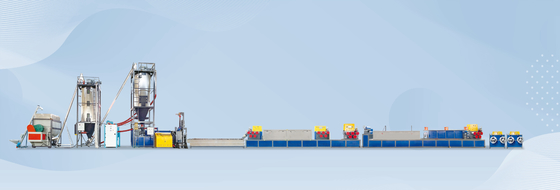 90mm de Enige Riem die van het Schroefhuisdier tot Machine maken Dubbele Output die Machine maken