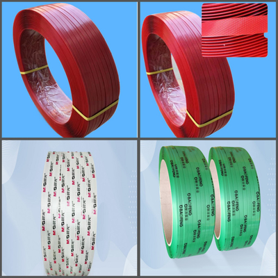 9-32mm Op maat gemaakt Fabrikantprijs Pet Plastic Strapping voor hoge sterkte groene embossing