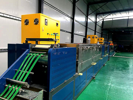 De Riem/de Band die van de HUISDIERENverpakking Machines om met 100% Gerecycleerde Automatische de Verpakkingsmachine van Flessenvlokken In te pakken volledig uitdrijven