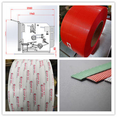 Automatische bandwielmachine met instelbare snelheid 300-350 m/min.