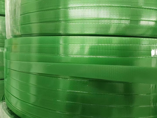 Temperatuurbestendige PET-verpakkingsbandjes -40 °C tot 80 °C geweven/geembossed/smooth 10 kg/rol