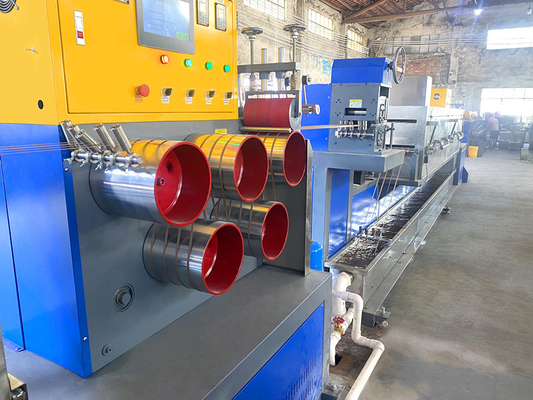 Op maat gemaakte 5-19 mm tweeschroef PP-bandproductielijn PP-bandapparatuur voor volledig automatische bandmachine