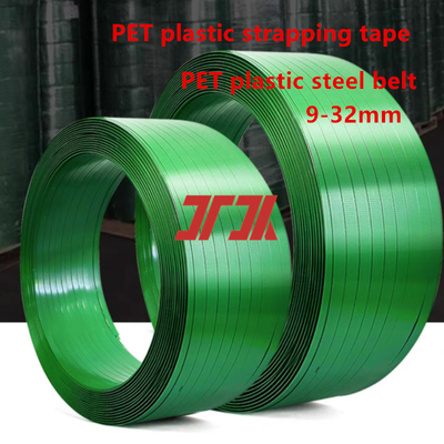 Grote verpakkingsmaterialen Groene PET-banden PET-banden van kunststof van staal Banden van zware producten