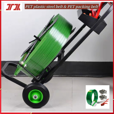 Fabrikanten Groothandel PET-plastiek-staalband PET-verpakkingsband Groene band voor een ijzeren speldbaler
