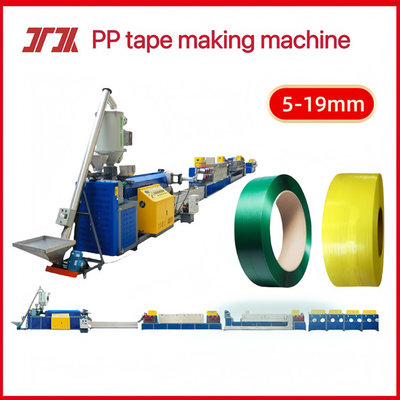 110 mm schroefdiameter polypropyleen band maken machine met papier kern type